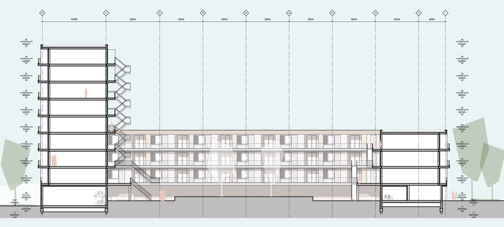 2107 Hoogvliet / Nieuwbouw 105 appartementen