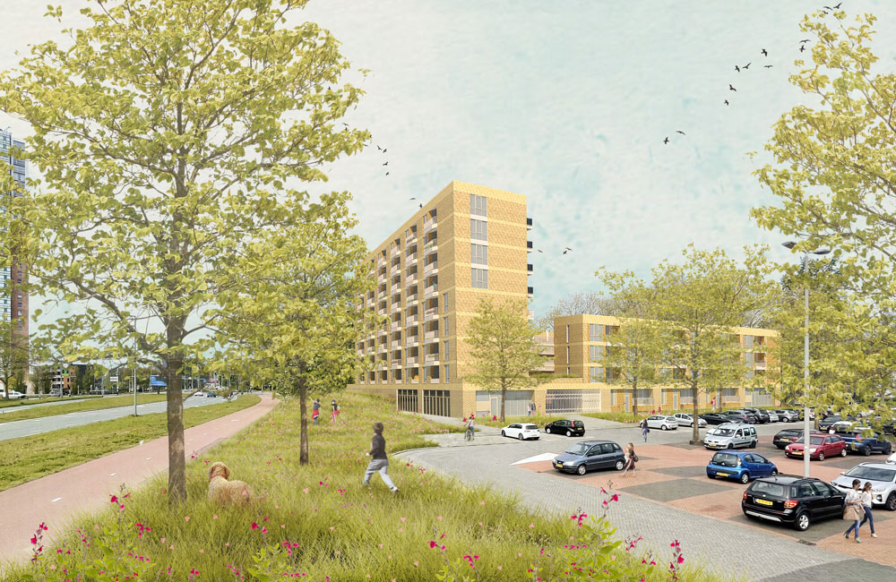 2107 Hoogvliet / Nieuwbouw 105 appartementen