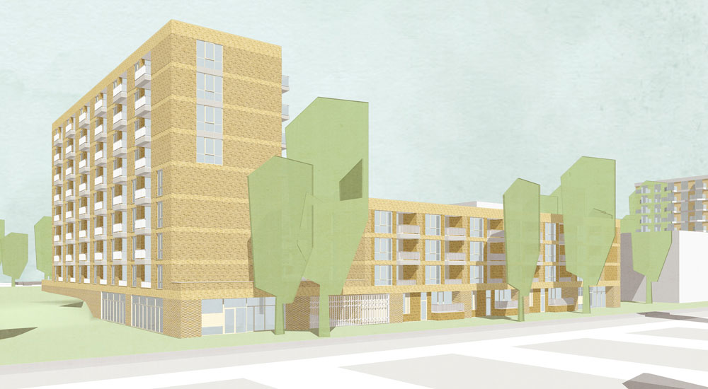 2107 Hoogvliet / Nieuwbouw 105 appartementen