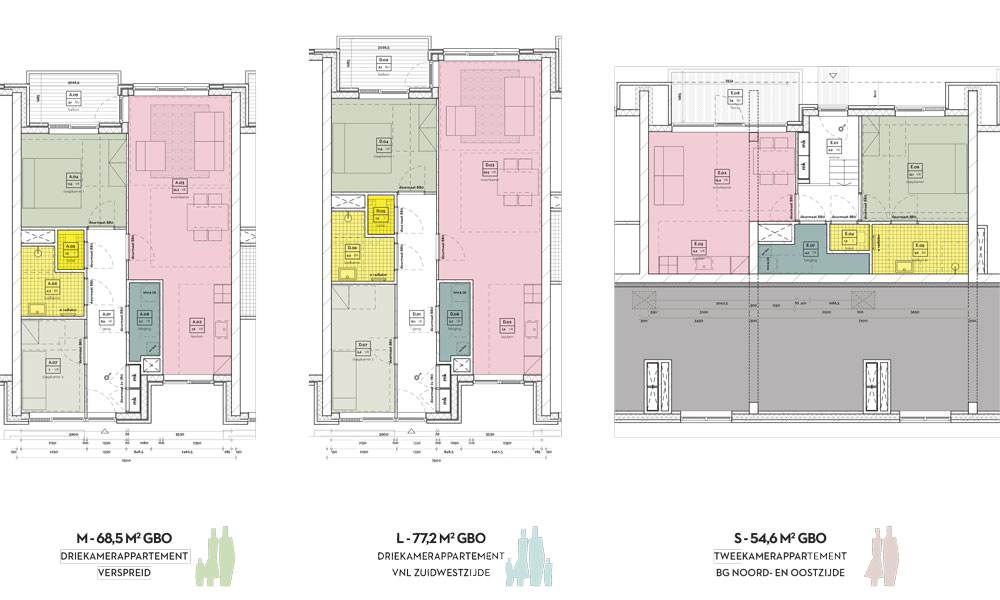 2107 Hoogvliet / Nieuwbouw 105 appartementen